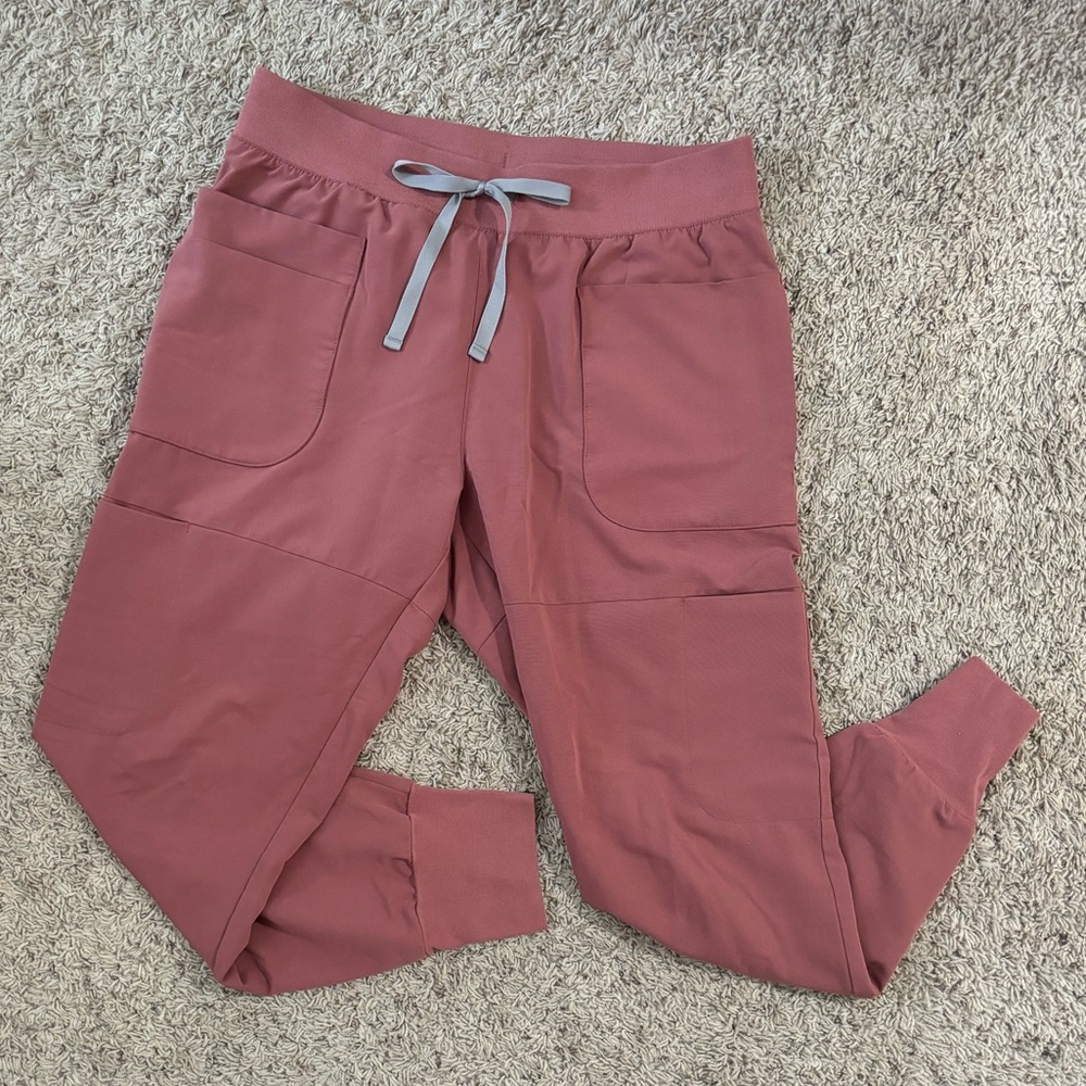 High Waisted Zamora Jogger Scrub Pants